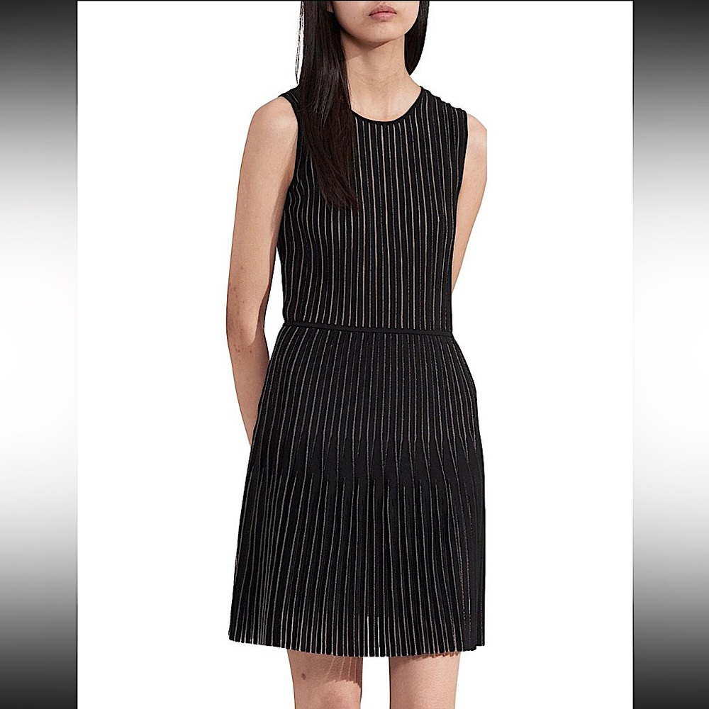 NWT Dion Lee Knit Lustrate Godet Pleat Mini Dress